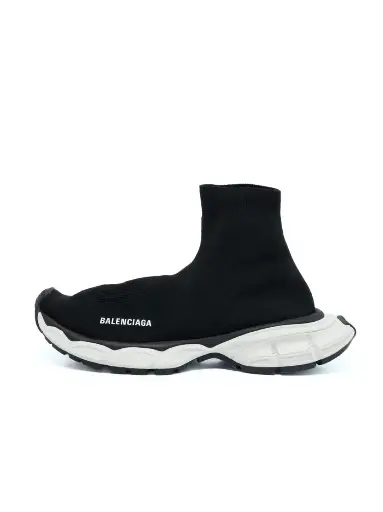 BALENCIAGA 3XL SOCK SNEAKERS BLACK WHITE