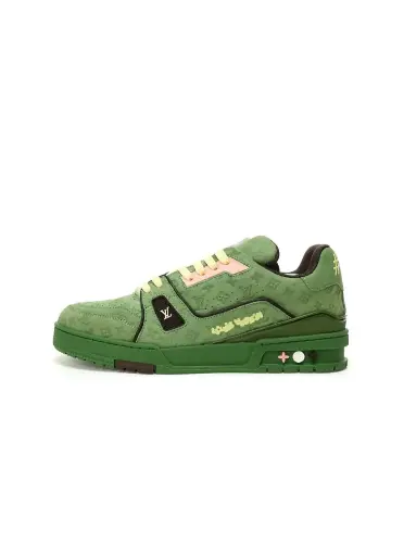 LOUIS VUITTON BY TYLER, THE CREATOR LV TRAINER GREEN